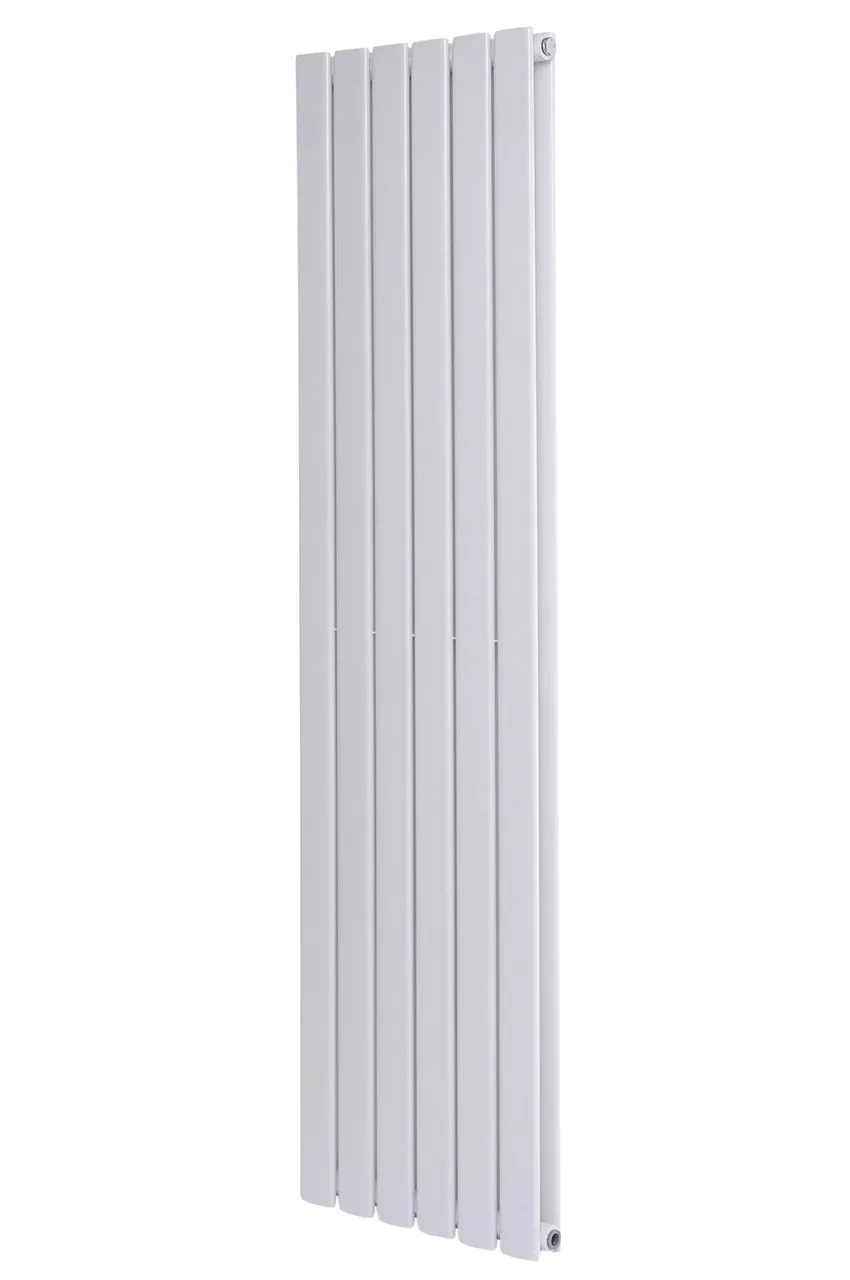 Вертикальный дизайнерский радиатор отопления ARTTIDESIGN Livorno II 6/1400/408/50 белый матовый